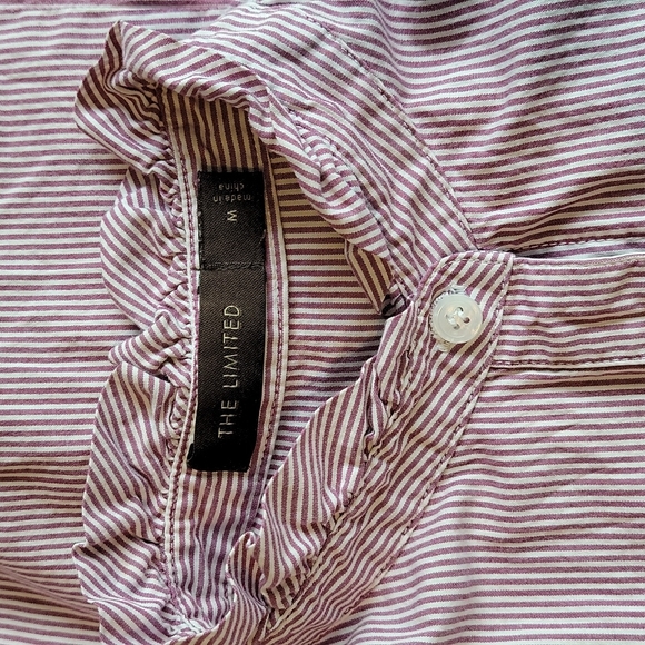 The limited striped ruffled blouse - Picture 3 of 4